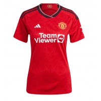 Koszulka piłkarska Manchester United Antony #21 Strój Domowy dla kobiety 2023-24 tanio Krótki Rękaw